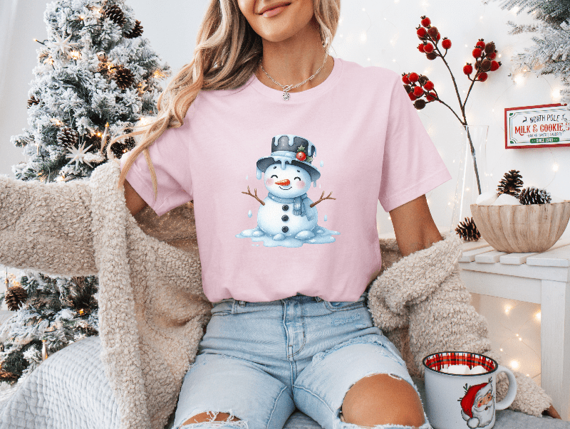 Snowman with Black Hat