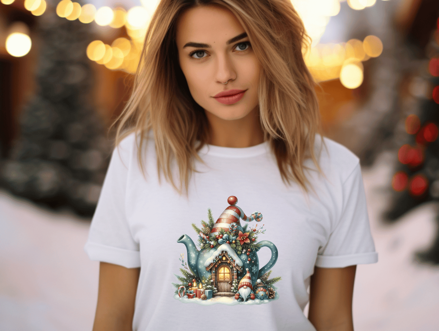 Christmas Gnome with House