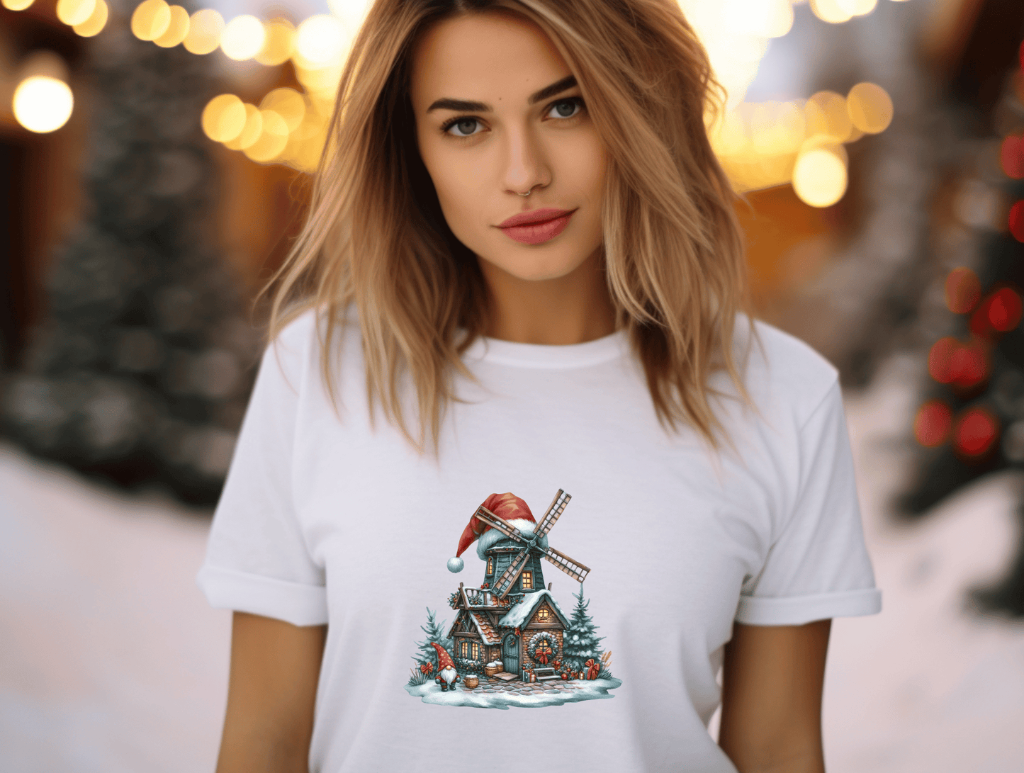 Christmas Gnome with House