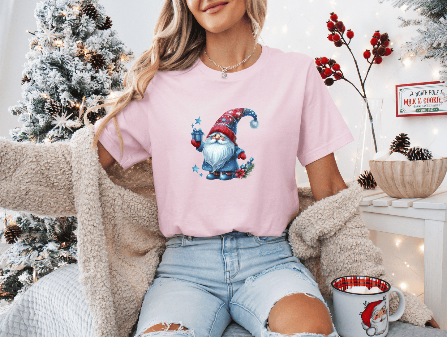 Christmas Gnome with Present
