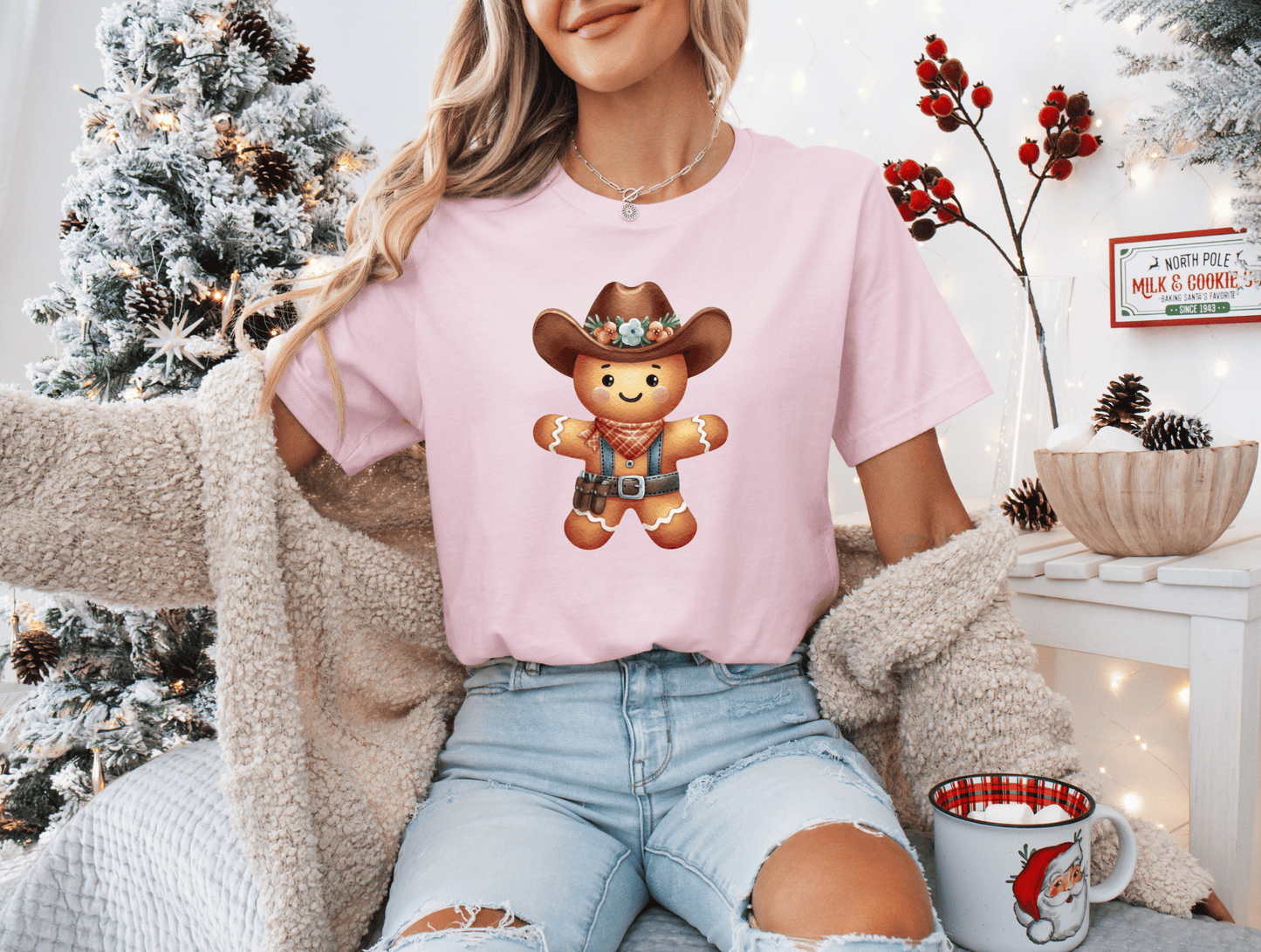 Christmas Gingerbread Western Man