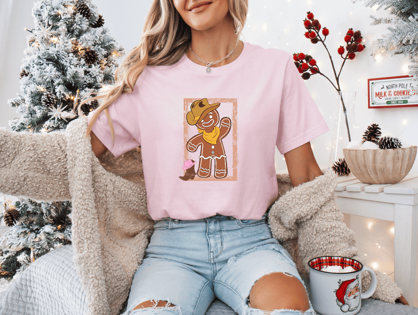 Christmas Gingerbread Western Man