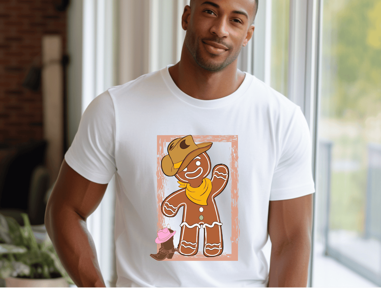 Christmas Gingerbread Western Man