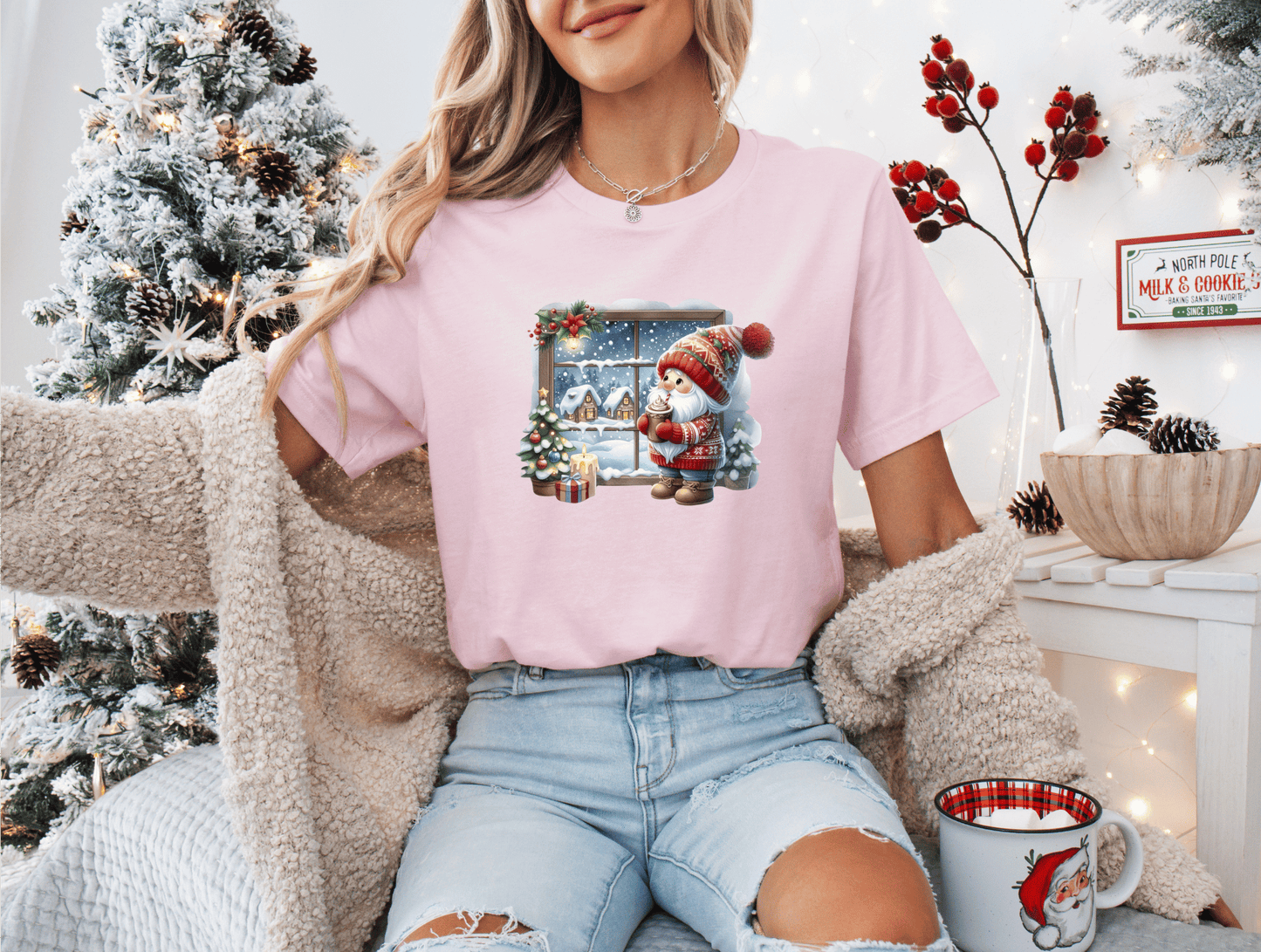 Christmas Gnome with Tree