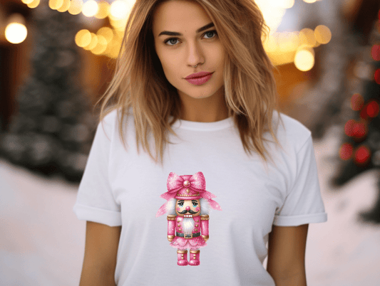 Pink Nutcracker with Bow