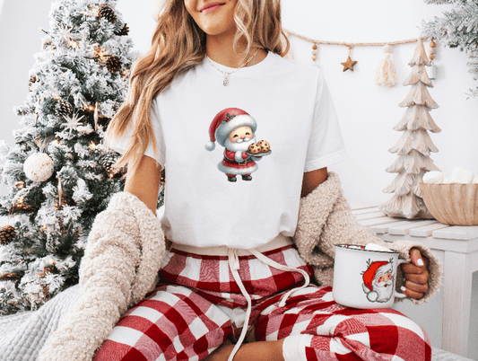 Santa Claus with His Chocolate Cookies