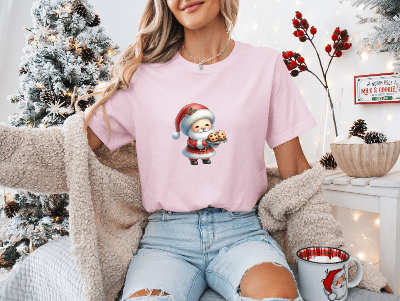 Santa Claus with His Chocolate Cookies