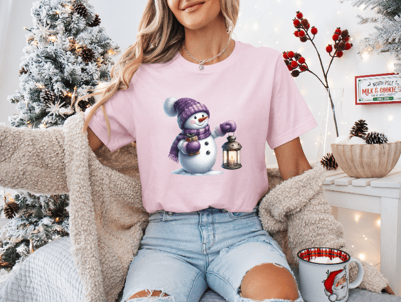 Snowman with a Lantern