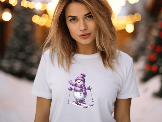 Snowman Skiing