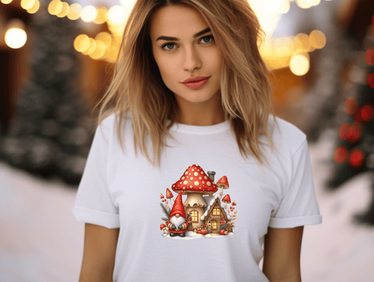 Christmas Gnome with House