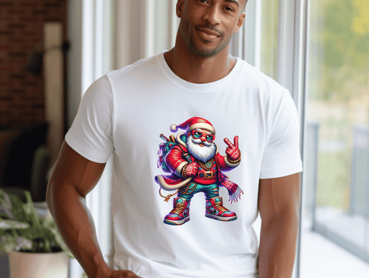 Neon with Hip Hop Santa Claus