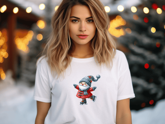 Christmas Gnome Skating
